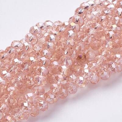 Electroplate Glass Beads Strands