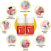JAMBOSUN Glycine Tomentella Gen Roll-On Gel 2.11oz - Soothing Comfort for Back, Neck, Hands, FeetHerbal Extract & Glucosamine...
