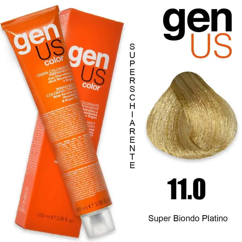 Genus permanent coloring cream 100 ml 11.0