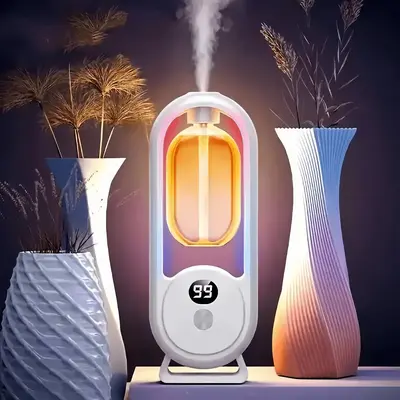 Wireless Aroma Diffuser, USB Charging Humidifier with Aromatherapy Liquid, Desktop Aroma Diffuser for Home, Office, RV, Pet ...