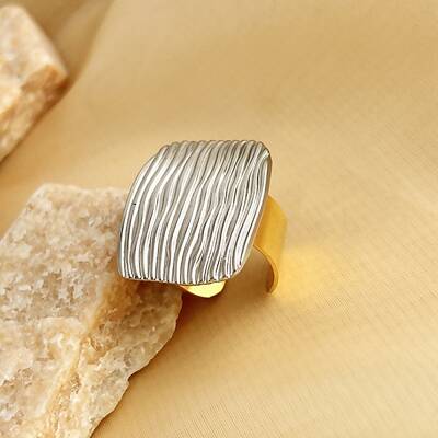 304 Stainless Steel Open Cuff Rings