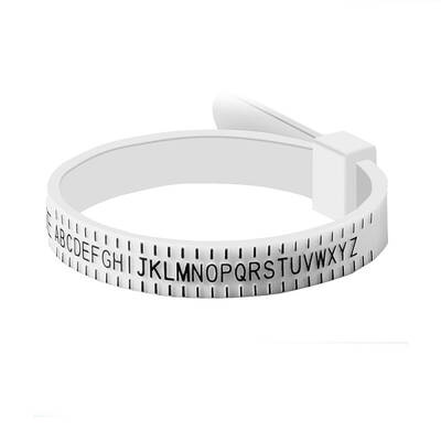 Plastic UK Ring Sizer Measuring Tool