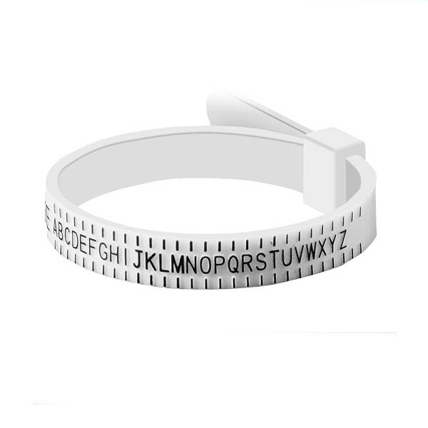 Plastic UK Ring Sizer Measuring Tool