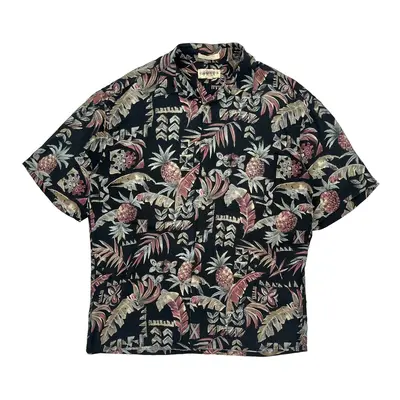 Campia Hawaiian Shirt - Large Multicoloured Viscose