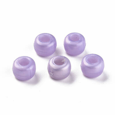 Plastic Pearlized Beads