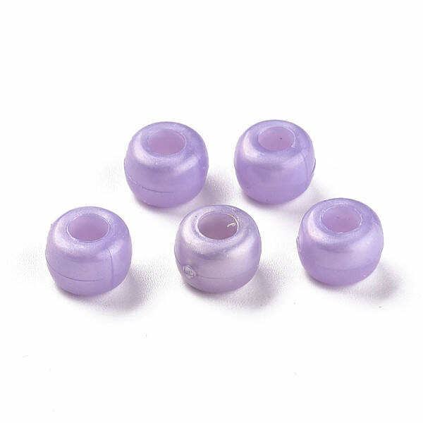 Plastic Pearlized Beads