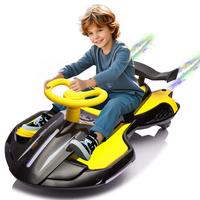 Kartivo 12V Kids Ride On Electric Car Toy Electric Wiggle Car,Drift & 360° Spin,Cool Mist Spray,LED Lights,Bluetooth/USB/MP3...