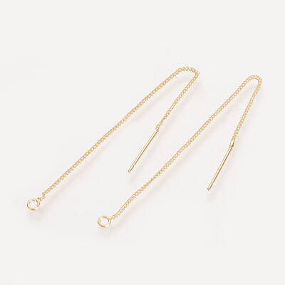 Brass Stud Earring Findings