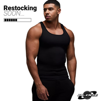 Blooz Men’s Cotton Tank Tops Beaters – Muscle Fit, Ribbed, Stretchy, 100% Cotton