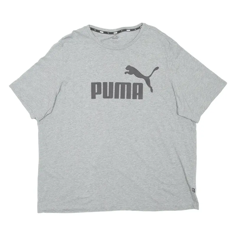 PUMA Womens T-Shirt Grey Crew Neck 2XL