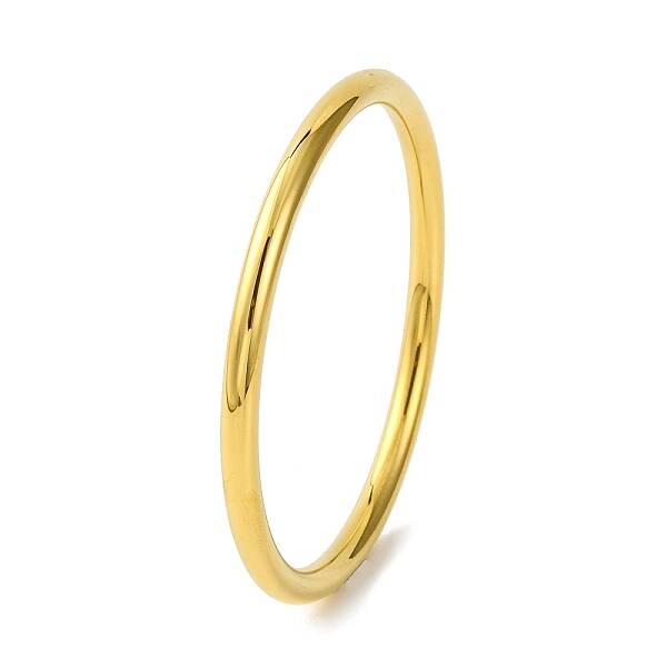 Ion Plating(IP) Plain 304 Stainless Steel Bangles for Women