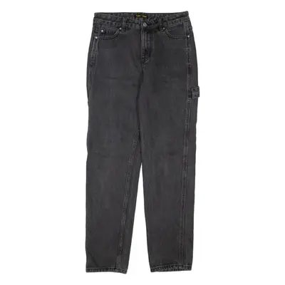 YANGSTER Womens Jeans Grey Regular Straight W26 L28