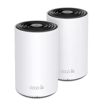 TP-Link WiFi 6E Tri-band Mesh System with 2.5G WAN/LAN 2-Pack