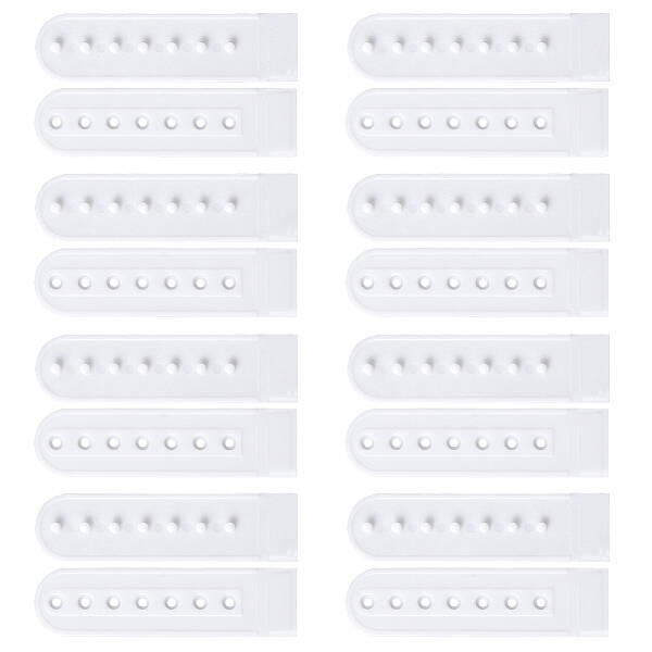 48 Sets PE Plastic 7 Holes Hats Replacement Fasteners Buckle