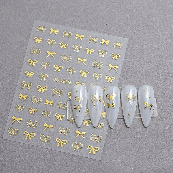 Bowknot Self Adhesive Nail Art Stickers
