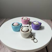 Cozy Coffee Clicker Keychains | Mechanical Keyboard Switch, ASMR, ADHD, Stim, Button Clicker, Gaming, Multi-Color, Home Decor...
