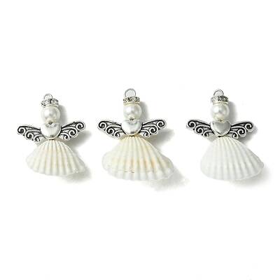 Alloy Spiral Shell Pendants