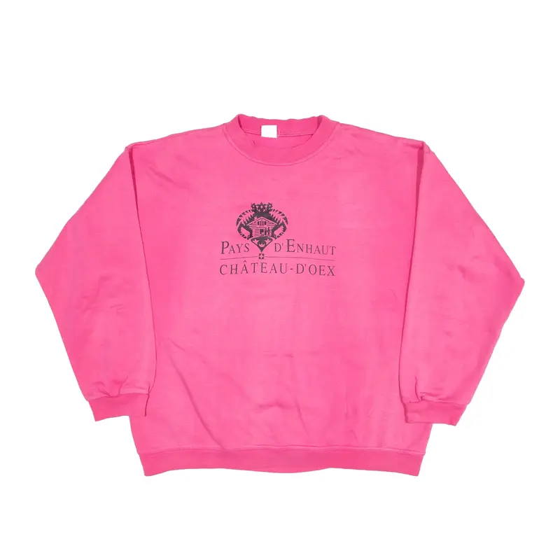 PAYS D'ENHAUT Sweatshirt Pink Womens XL