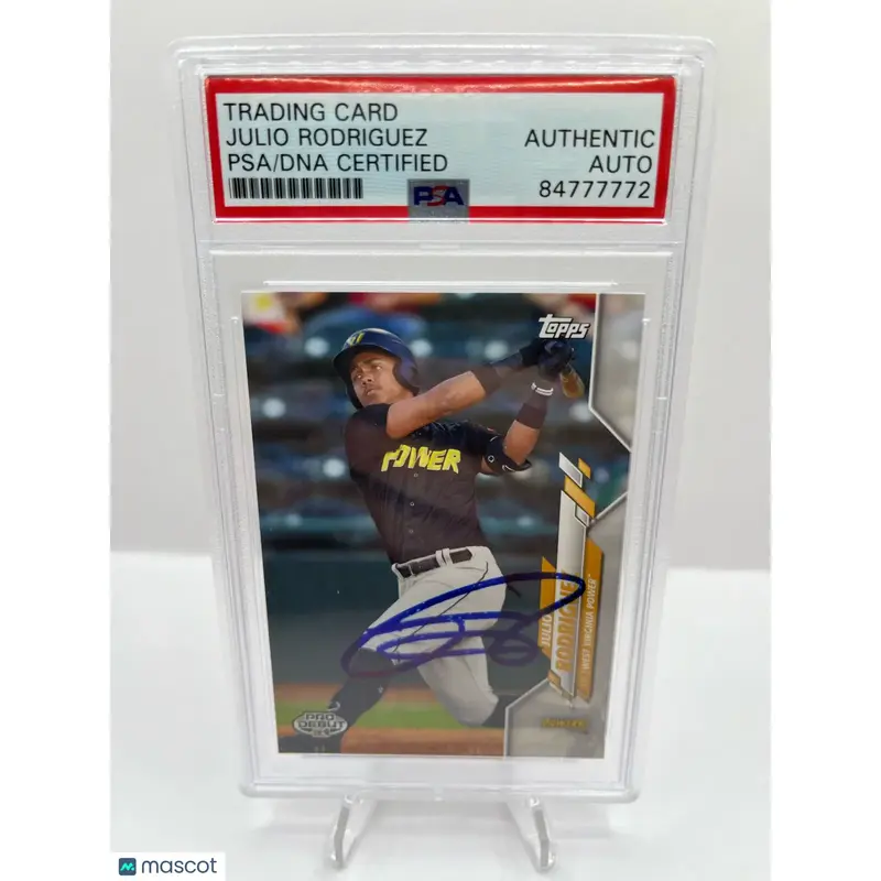 Julio Rodriguez PSA 2022 Topps Pro Debut #PD 111 Auto Baseball A