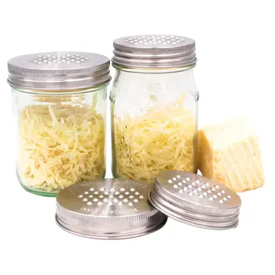 Grater / Shredder Stainless Steel Lid for Mason Jars