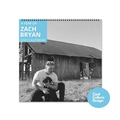 Zach Bryan Calendar Vol.1 - 2025 Calendar, Wall Calendar 2025