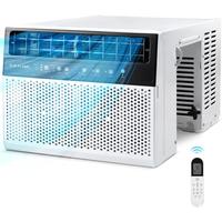 ZAFRO  Window Air Conditioners, 24H Timer Energy-saving Window AC Units, Full Window View, Easy to Install, White