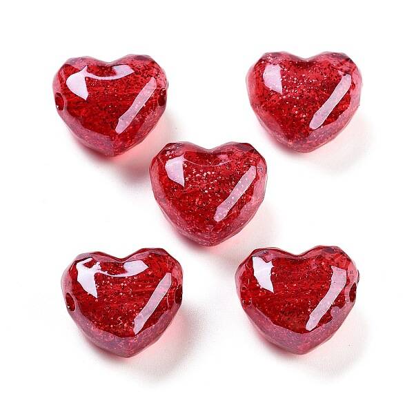 UV Plating Acrylic European Beads