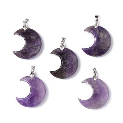 Natural Amethyst Pendants
