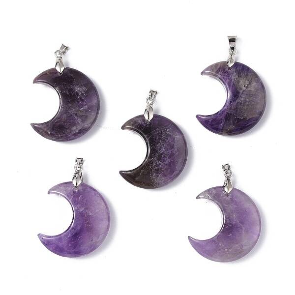 Natural Amethyst Pendants