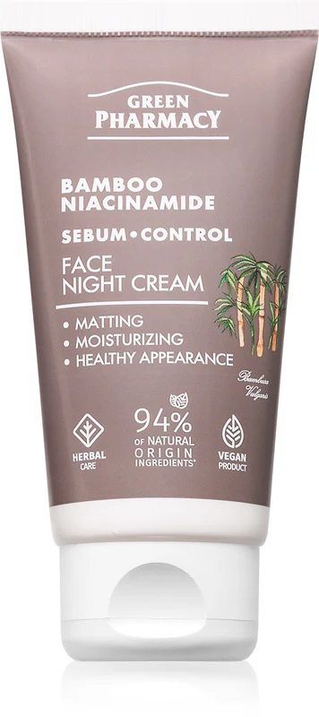 Green Pharmacy Bamboo & Niacinamide Night Moisturizing Cream 50 ml