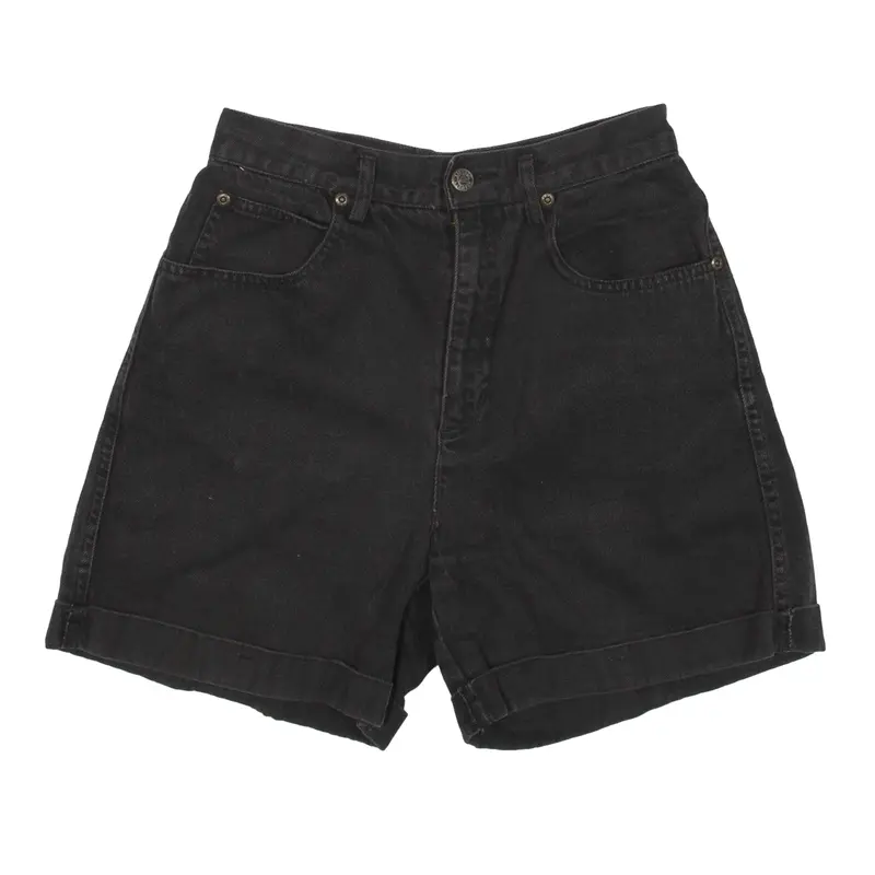 LIZWEAR Denim Shorts Black Regular Womens XXS W24