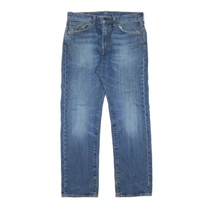 LEVI'S 505 Jeans Blue Denim Regular Straight Mens W32 L30