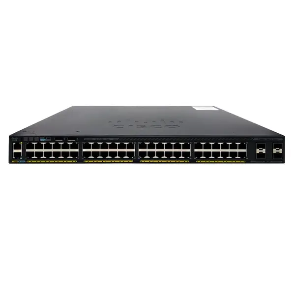WS-C2960X-48TS-L Cisco C2960X-48TS 48-Port + 4-Port SFP Layer 3 Switch
