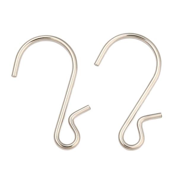 Non-Tarnish 201 Stainless Steel S Hook Clasps