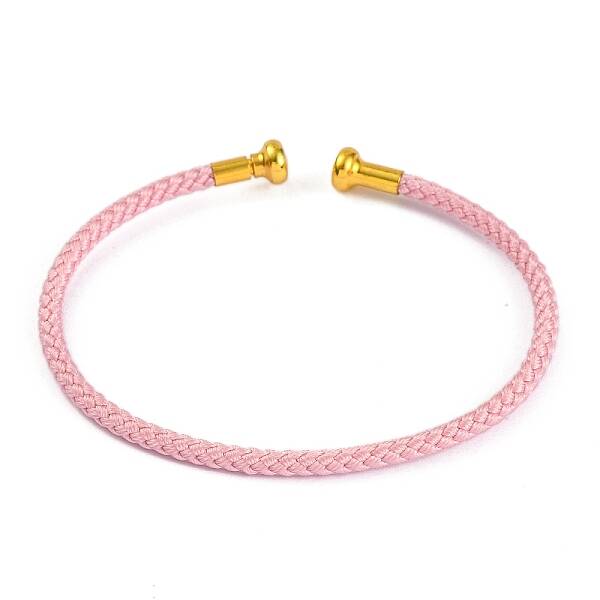 Braided Carbon Steel Wire Bracelet Making