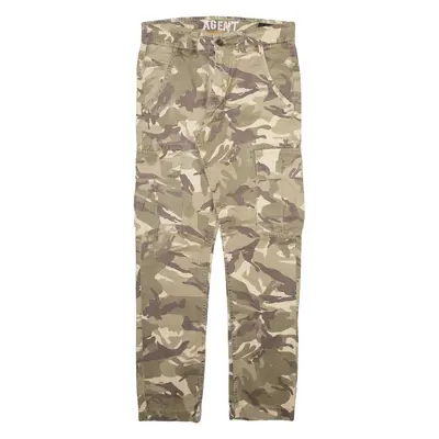 ALPHA INDUSTRIES Camo Cargo Mens Trousers Beige Regular Straight W32 L31