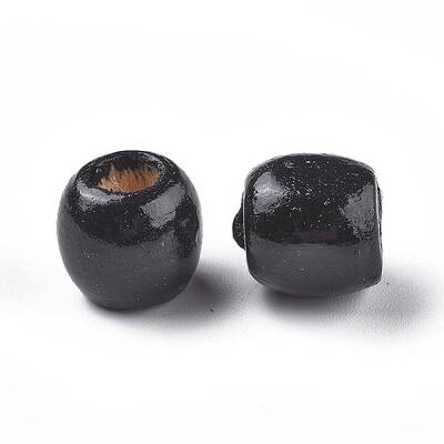 Dyed Natural Wood Beads