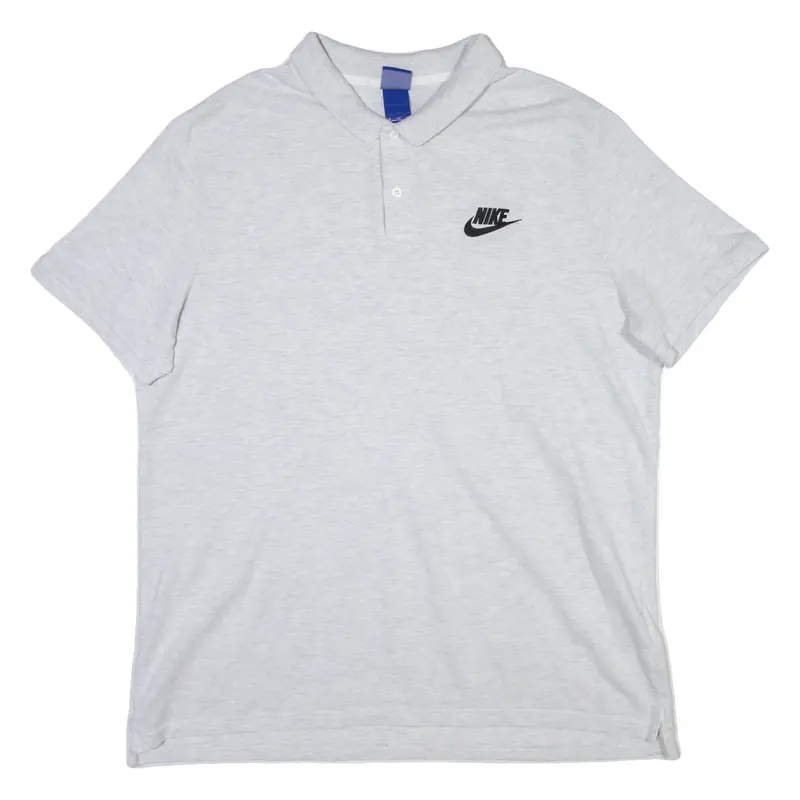 NIKE Mens Polo Shirt Grey 2XL