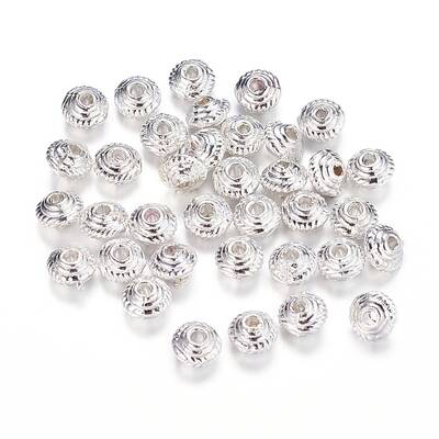 Tibetan Silver Color Plated Spacer Beads