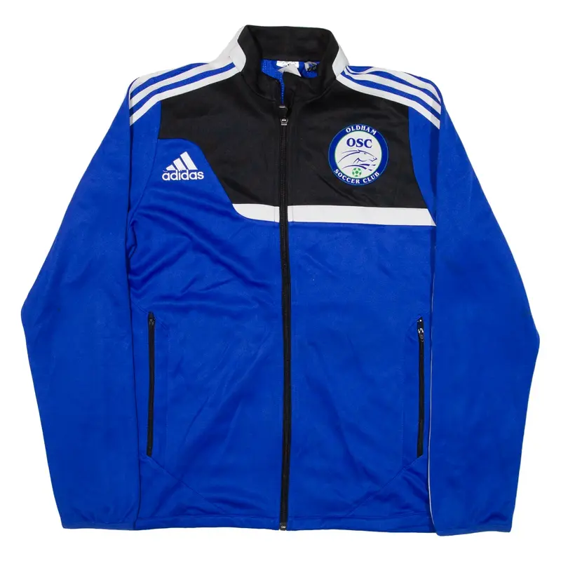 ADIDAS Track Jacket Blue Boys 2XL