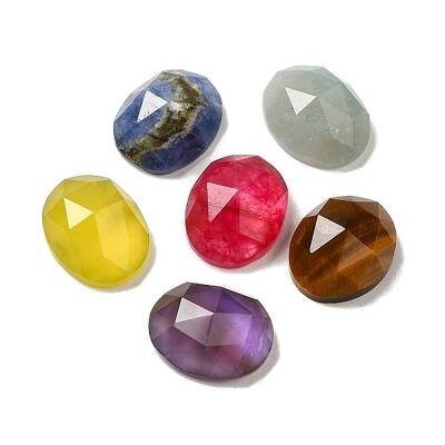Natural Mixed Stone Cabochons