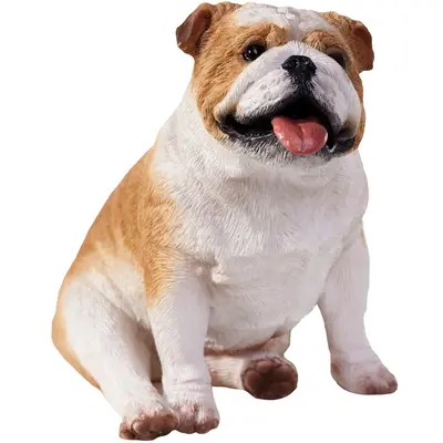 Sandicast Fawn Bulldog Dog Sculpture