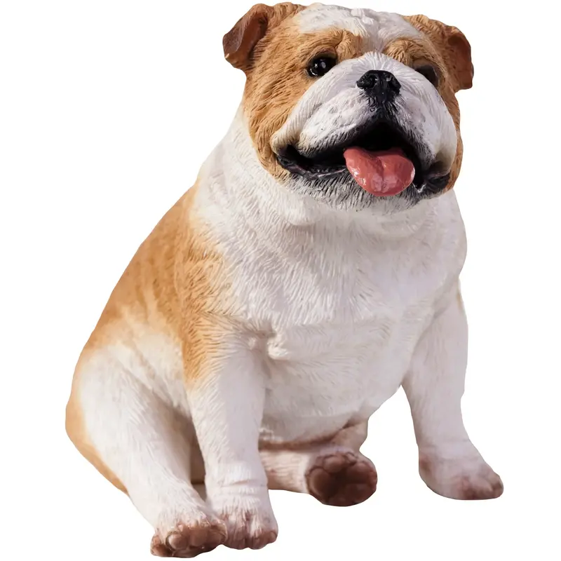 Sandicast Fawn Bulldog Dog Sculpture