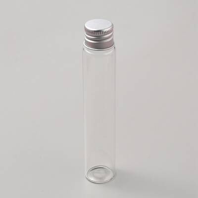 Clear Glass Bead Storage Tubes