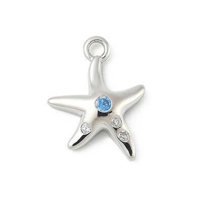 Brass Micro Pave Cubic Zirconia Charms