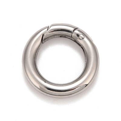 Non-Tarnish 304 Stainless Steel Spring Gate Rings
