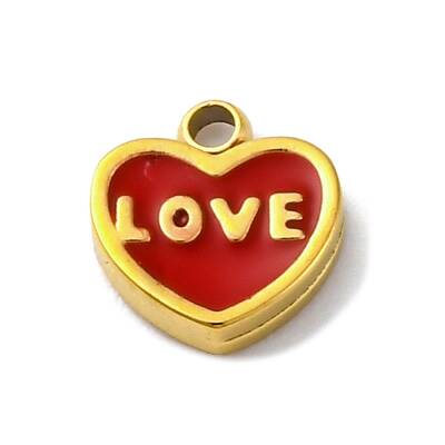 304 Stainless Steel Enamel Charms