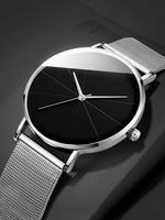 Men's Business Fashion Round Dial Analog Quartz Watch, with Box, Watches for Men, Fashion Modern Watch for Party, Daily Decor...