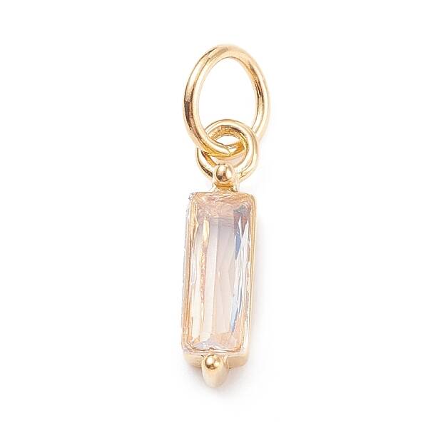 304 Stainless Steel Cubic Zirconia Pendants