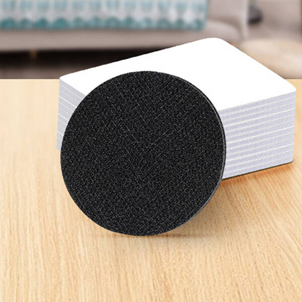 Flat Round Double Sided Self Adhesive Hook and Loop Tapes